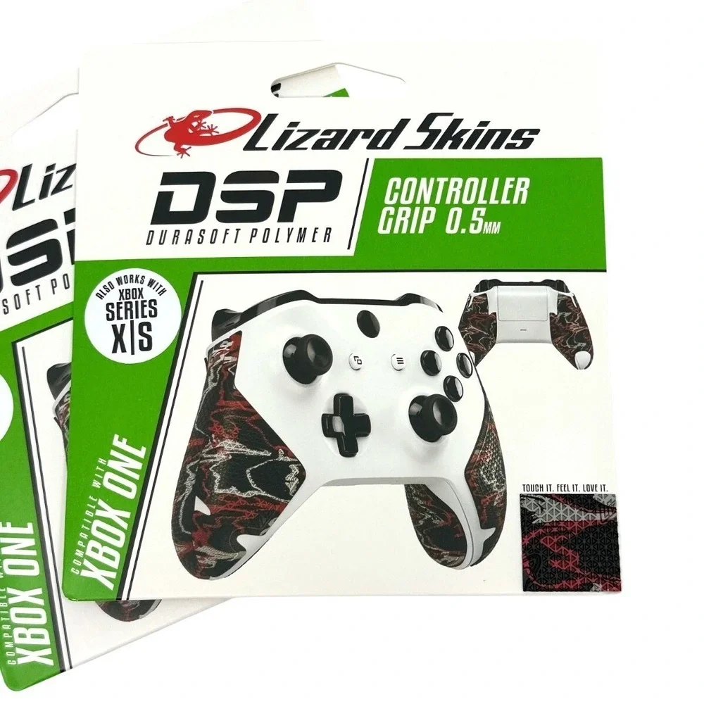 2 Pack Lizard Skins DSP‎ Controller Grip Xbox One Wildfire Camo 0.5mm NEW